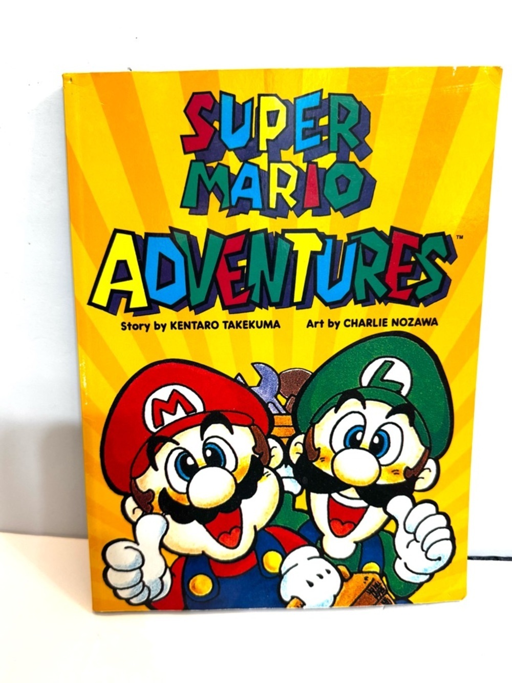 Super Mario Adventures TPB Comic Book by Kentaro Takekuma & Charlie Nozawa 1993